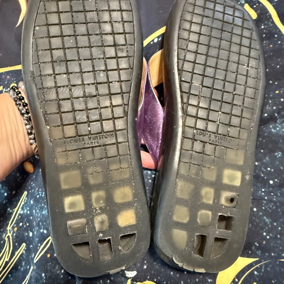 Louis Vuitton Dark Purple Sandals - Picture 5 of 7